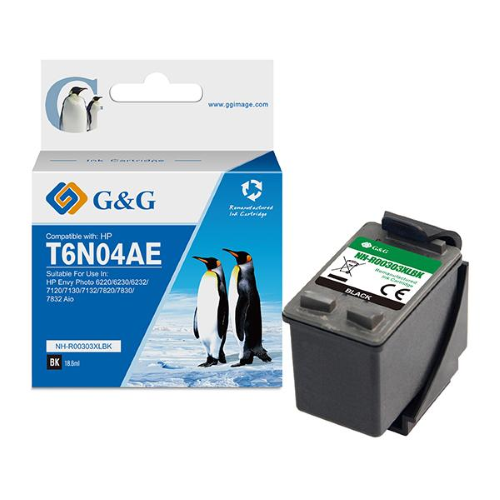 GG - Cartuccia ink Compatibile per HP 303XL- Nero - 600 pag